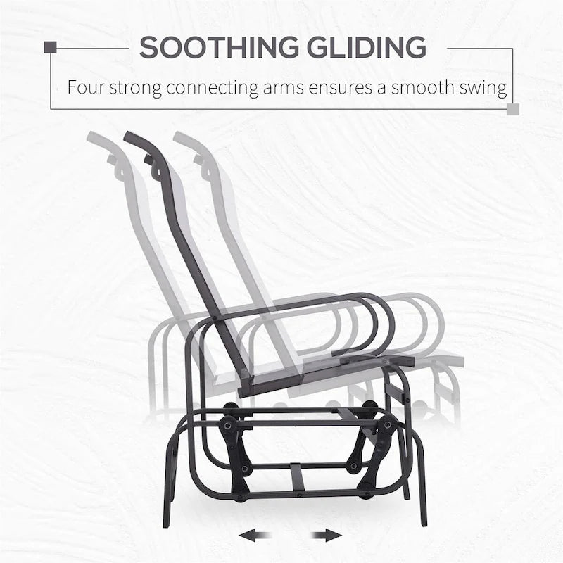 Outsunny Outdoor Glider Chair