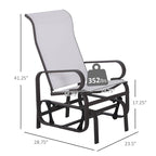 Outsunny Outdoor Glider Chair