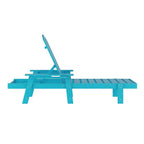 Indoor-Outdoor Adjustable Adirondack Lounger with Fold Out Cupholder