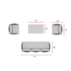 Kamari 4-Piece Deep Seating Set