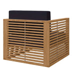 Carlsbad 3-Piece Teak Wood Outdoor Patio Outdoor Patio Set