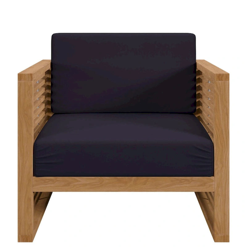 Carlsbad 3-Piece Teak Wood Outdoor Patio Outdoor Patio Set