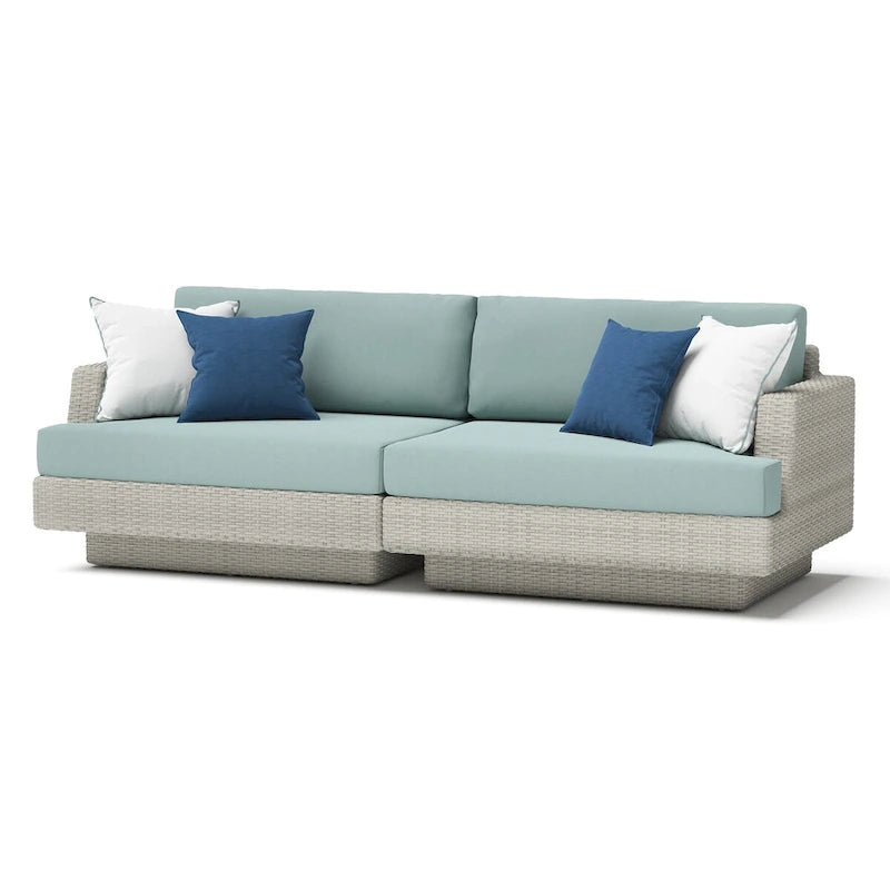 Portofino Comfort 7 Piece Sunbrella Outdoor Patio Motion Seating Set