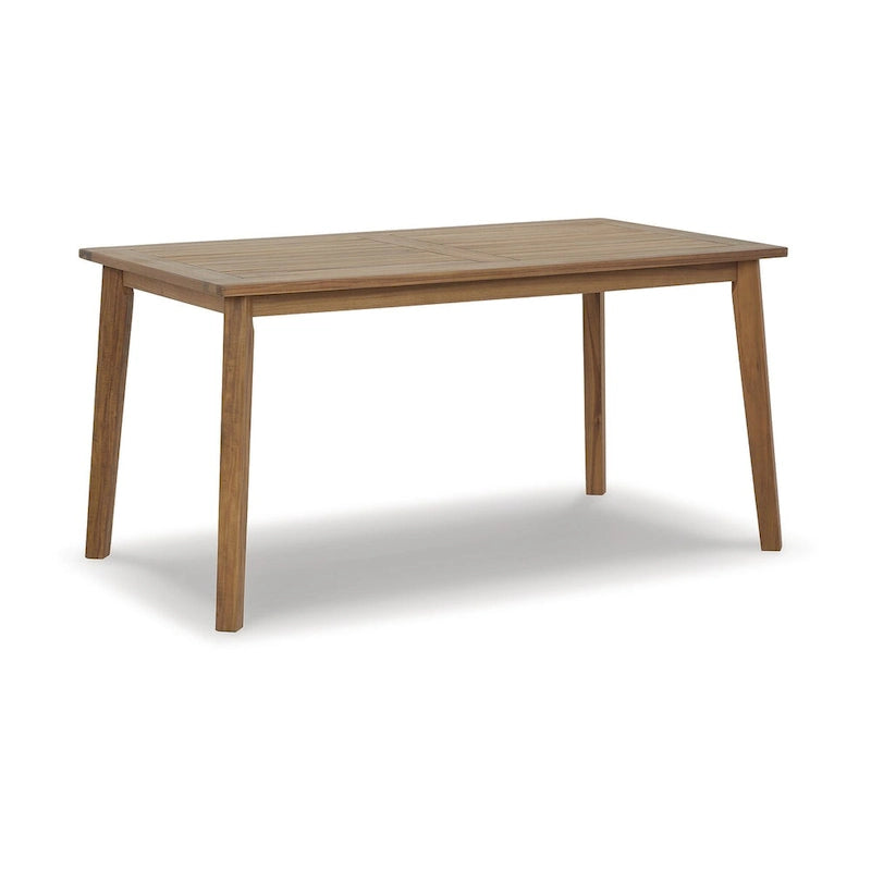 Signature Design by Ashley Janiyah Light Brown 3-Piece Outdoor Dining Package - 59W x 32D x 30H