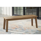 Signature Design by Ashley Janiyah Light Brown 3-Piece Outdoor Dining Package - 59W x 32D x 30H