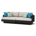 Portofino Comfort 8 Piece Sunbrella Outdoor Patio Motion Fire Seating