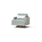 Portofino Comfort 8 Piece Sunbrella Outdoor Patio Motion Fire Seating