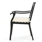 Outdoor Aluminum Dining Chairs Set Of 2