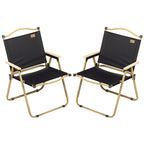 2 Pack Folding Camping Chair, Lightweight & Portable Beach Chairs Armchairs, for Festivals, Picnic and Hiking