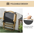 2 Pack Folding Camping Chair, Lightweight & Portable Beach Chairs Armchairs, for Festivals, Picnic and Hiking