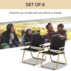 2 Pack Folding Camping Chair, Lightweight & Portable Beach Chairs Armchairs, for Festivals, Picnic and Hiking