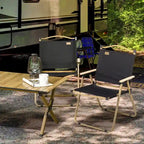 2 Pack Folding Camping Chair, Lightweight & Portable Beach Chairs Armchairs, for Festivals, Picnic and Hiking