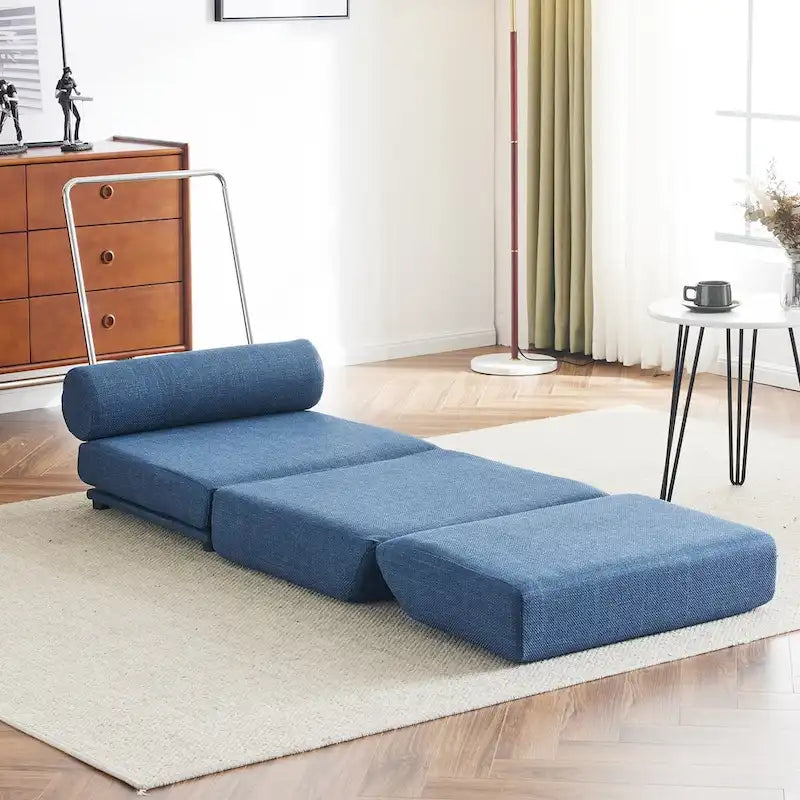 Single Sofa Chair Foldable Single Sofa Bed with Pillow