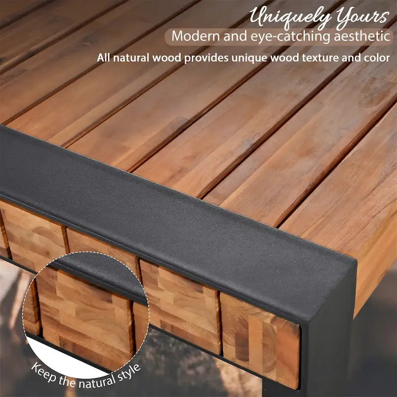 3-pieces Outdoor Dining Table