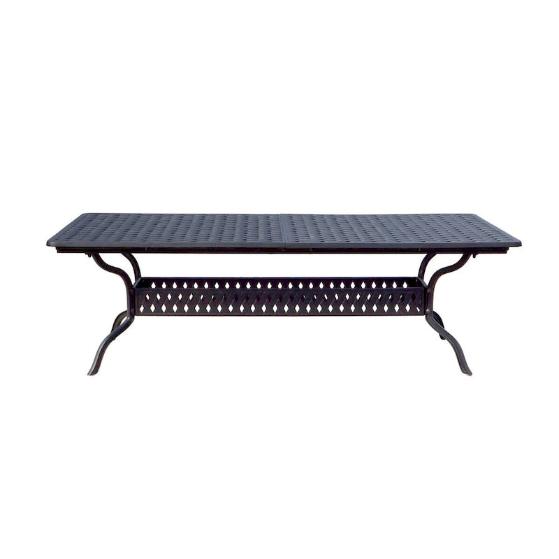 Ten Star 11-Piece Patio Dining Set (with 2 Swivel Rockers) with Cushions and 42 x 92/ 42 x 120 Rectangular Extension Table