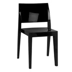 WRGHOME Modern Stacking Patio Dining Side Chair Indoor/Outdoor (Set of 2) - 31.10 H X 19.29 W X 19.68 D