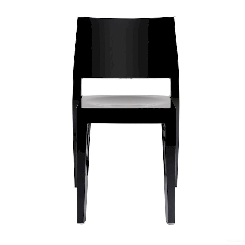 WRGHOME Modern Stacking Patio Dining Side Chair Indoor/Outdoor (Set of 2) - 31.10 H X 19.29 W X 19.68 D