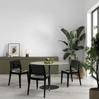 WRGHOME Modern Stacking Patio Dining Side Chair Indoor/Outdoor (Set of 2) - 31.10 H X 19.29 W X 19.68 D