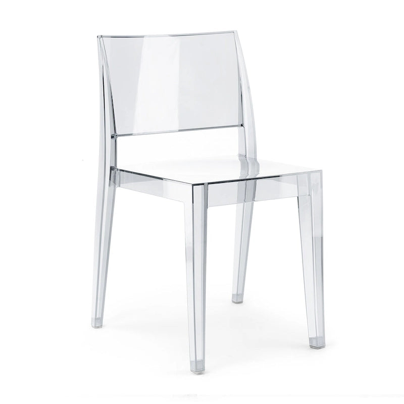 WRGHOME Modern Stacking Patio Dining Side Chair Indoor/Outdoor (Set of 2) - 31.10 H X 19.29 W X 19.68 D