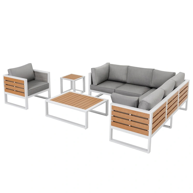Outdoor Sofa Set, Tables, Outdoor Aluminum Sofa Set