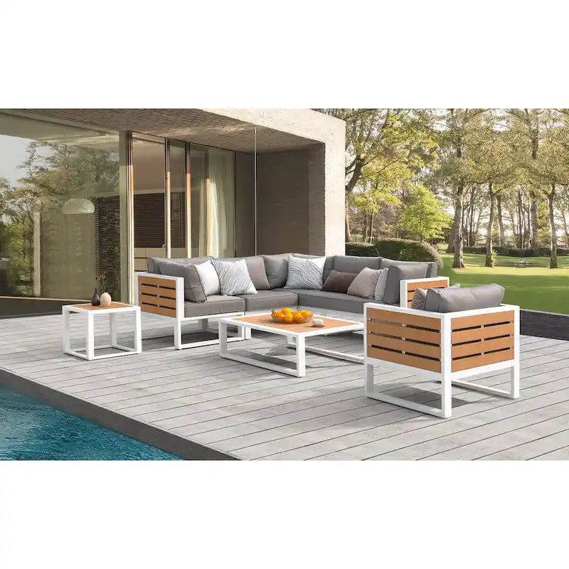 Outdoor Sofa Set, Tables, Outdoor Aluminum Sofa Set