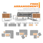 Outdoor Sofa Set, Tables, Outdoor Aluminum Sofa Set