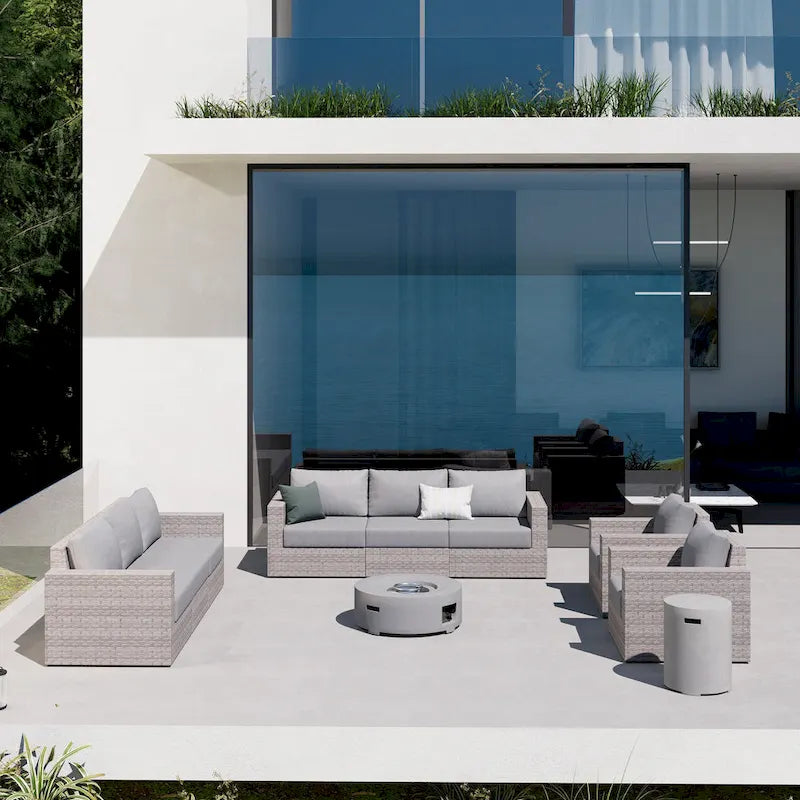 Avalon 10-Piece Fire Seating Set