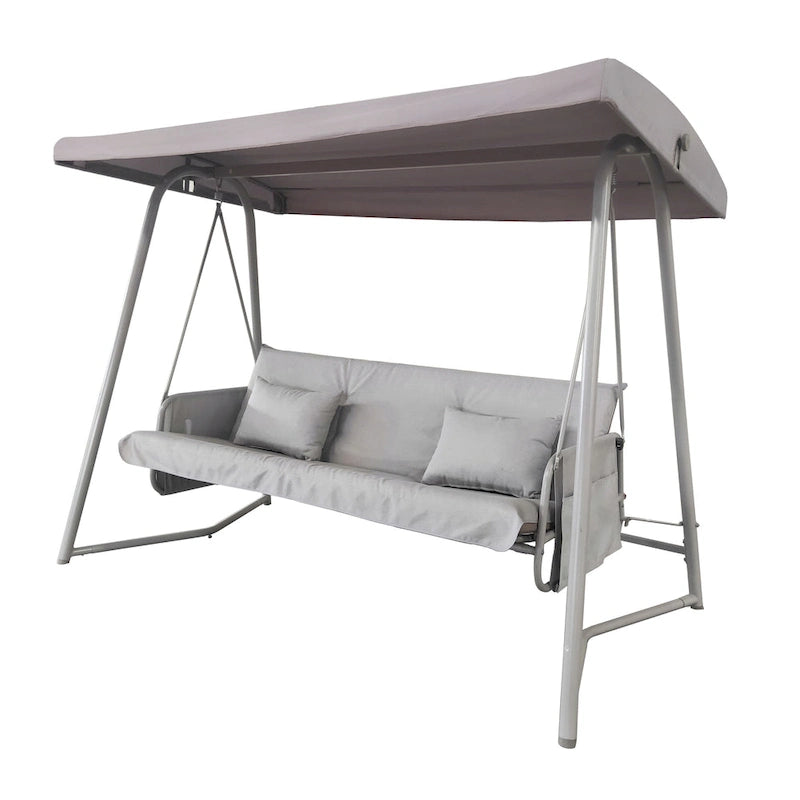 Outdoor Swing Bed with Canopy
