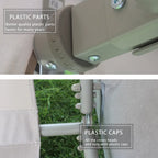 Outdoor Swing Bed with Canopy