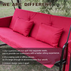 Outdoor Swing Bed with Canopy
