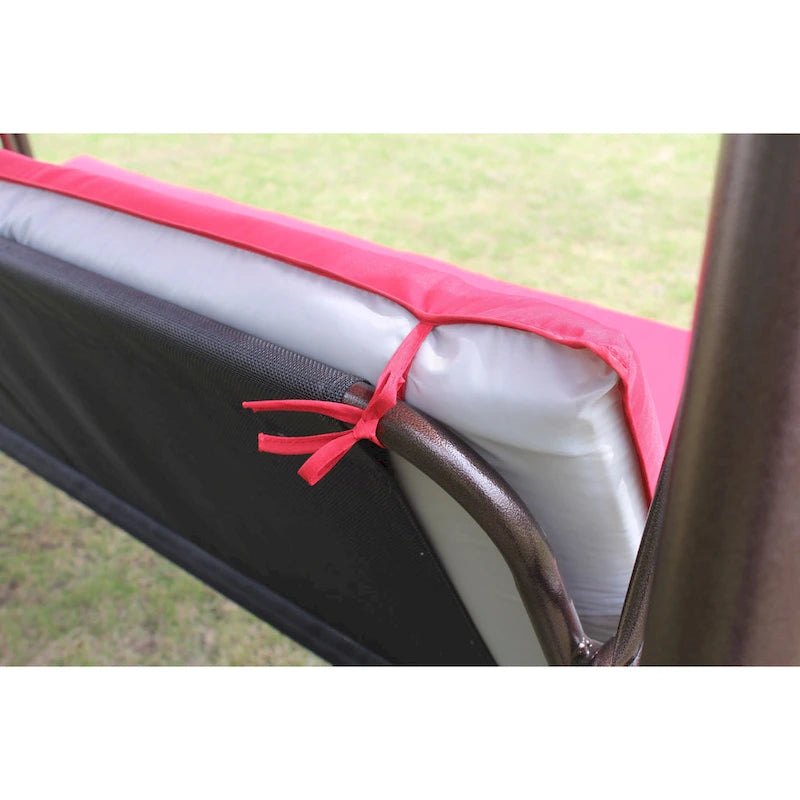 Outdoor Swing Bed with Canopy