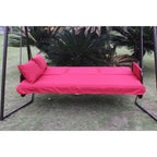 Outdoor Swing Bed with Canopy