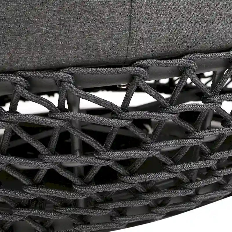 Willow 35.5 Woven Patio Outdoor Armchair with Ottoman