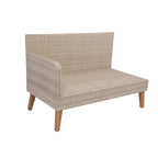 3 Piece Patio Sectional Wicker Rattan Outdoor Furniture Sofa Set