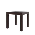 Solara Outdoor Patio Table, Wenge Brown