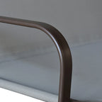 Tolentino 2-Person Brown Outdoor Loveseat Glider