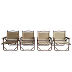 Foldable and Portable Chair with Armrestsfor children,Set of 4