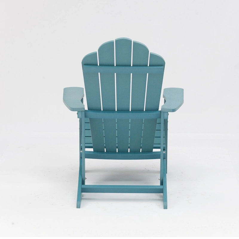 Adirondack Chair Plastic Weather Outdoor Chairs Blue - 9' x 12'