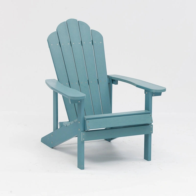 Adirondack Chair Plastic Weather Outdoor Chairs Blue - 9' x 12'