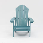 Adirondack Chair Plastic Weather Outdoor Chairs Blue - 9' x 12'