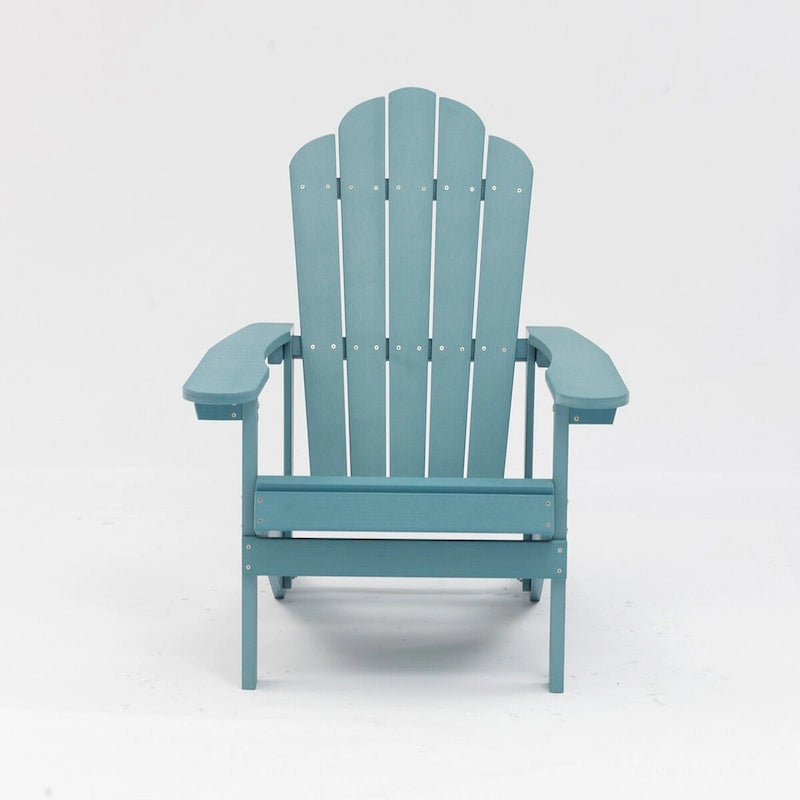 Adirondack Chair Plastic Weather Outdoor Chairs Blue - 9' x 12'