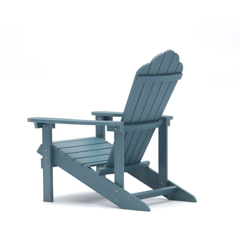 Adirondack Chair Plastic Weather Outdoor Chairs Blue - 9' x 12'