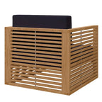 Carlsbad Teak Wood Outdoor Patio Armchair