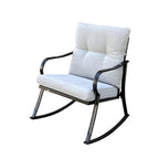 3 Pieces Patio Outdoor Rocker Patio Chairs and Table Set Elegant Patio Bistro Set for Lawn Garden Backyard