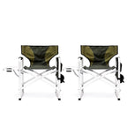 2-piece Folding Lightweight Oversized Directors' Chairs
