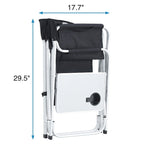 2-piece Folding Lightweight Oversized Directors' Chairs