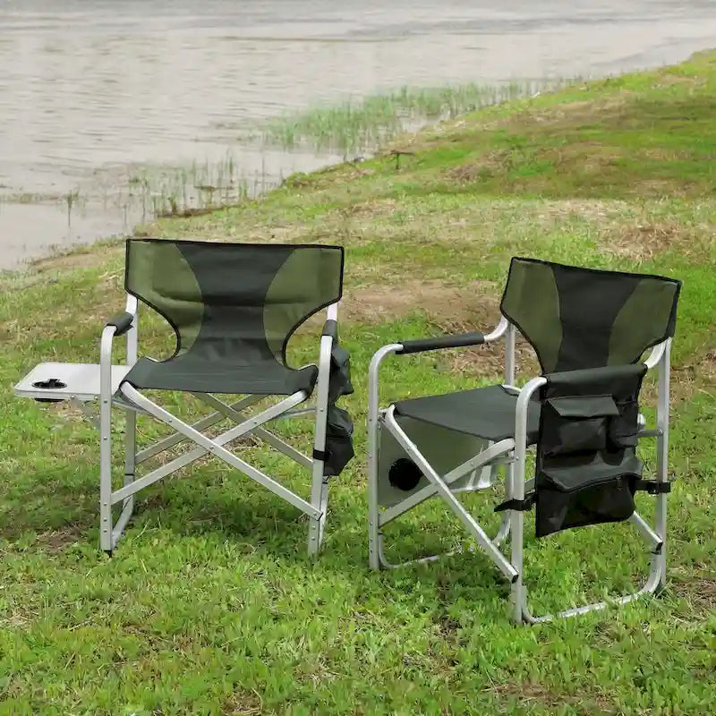 2-piece Folding Lightweight Oversized Directors' Chairs