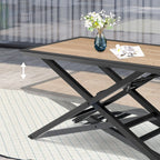 Outdoor Adjustable Height Aluminum Table Coffee Tea Table
