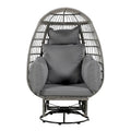 Rattan Egg Patio Chair with Rocking