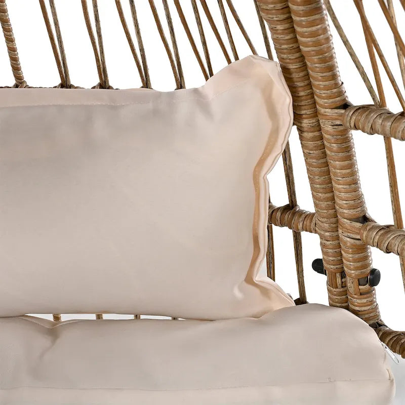 Rattan Egg Patio Chair with Rocking